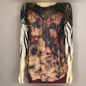 Sparkle Butterfly Top